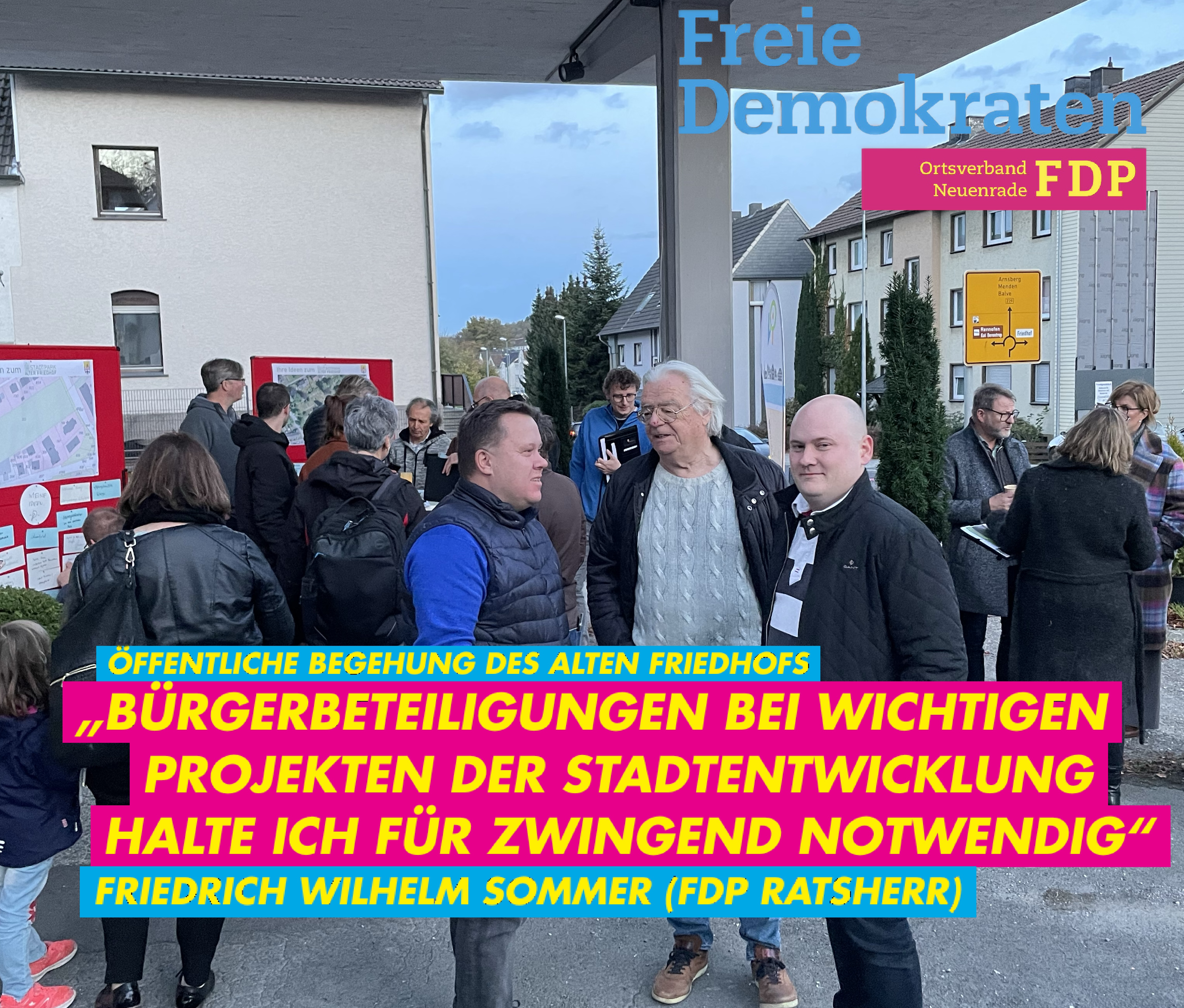 Öffentliche Begehung am Alten Friedhof