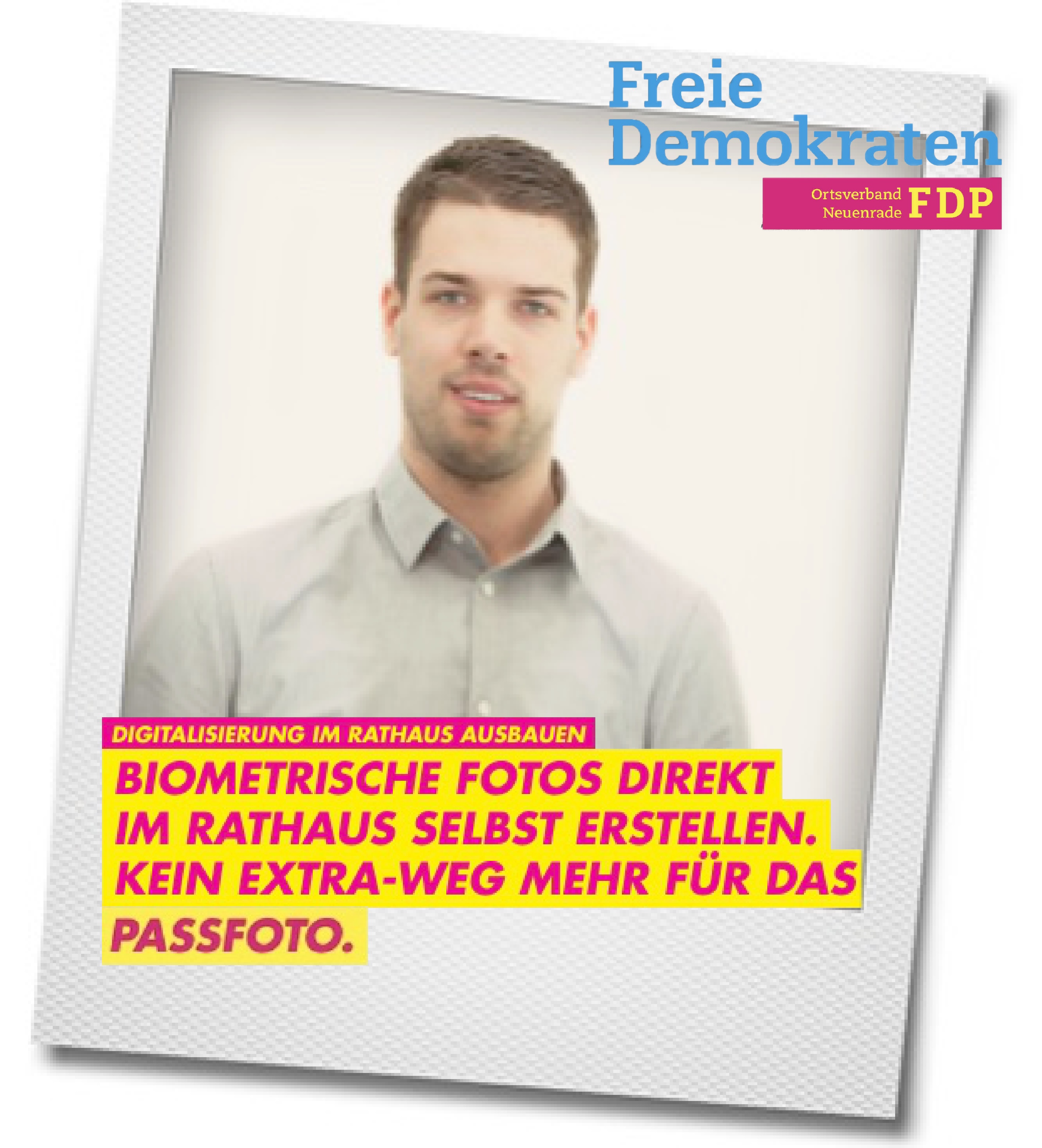 Fotoautomat im Rathaus