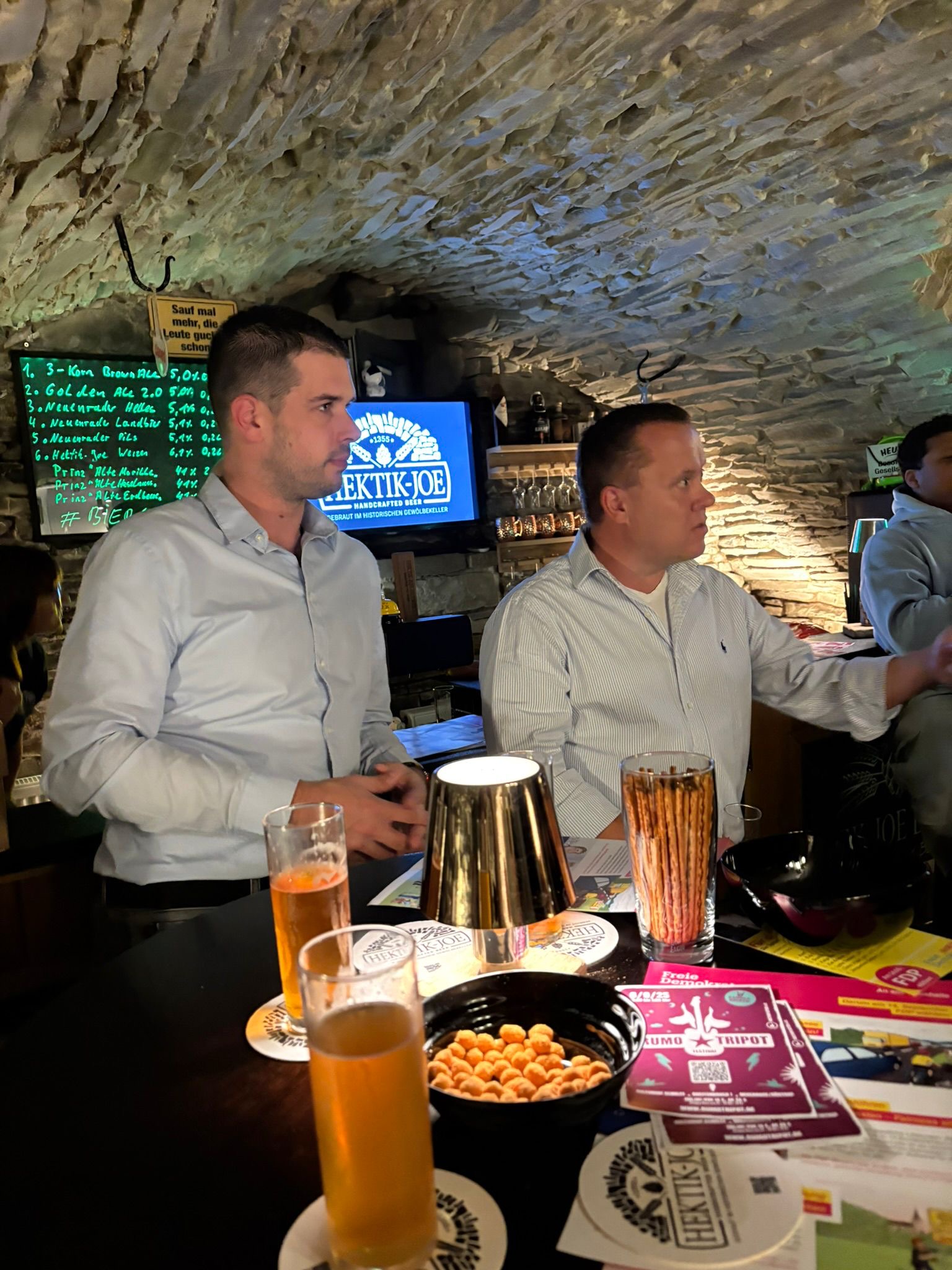 Politisches Biertasting